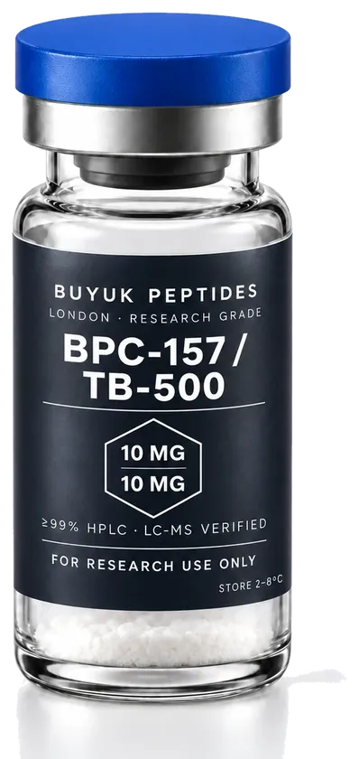 Vial of BPC-157 / TB-500 blend 10 mg / 10 mg