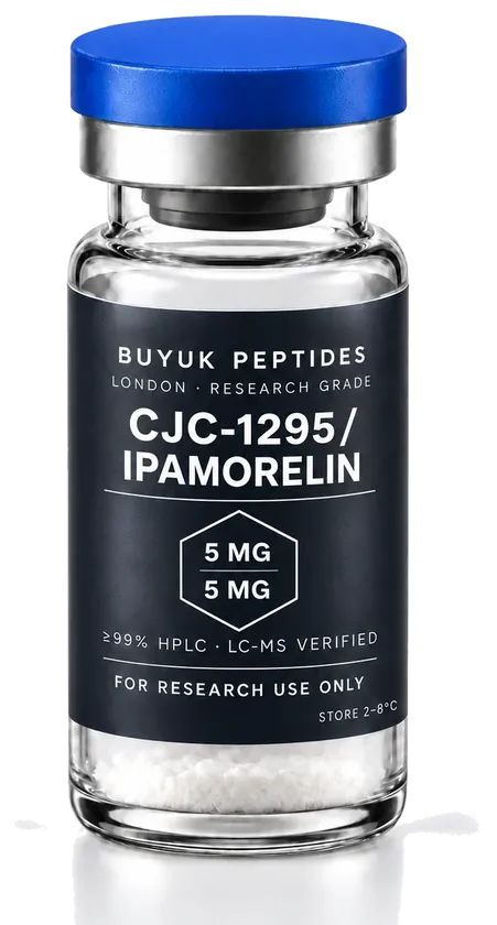 Vial of CJC-1295 / Ipamorelin blend 5 mg / 5 mg